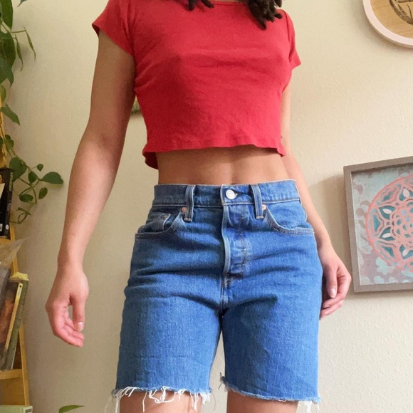 Levi's Pants - levi’s 501 denim shorts 💙